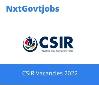 CSIR Candidate Researcher Vacancies in Pretoria 2023