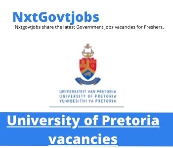 UP Historical and Heritage Studies Lecturer Vacancies in Pretoria – Deadline 08 Sep 2023