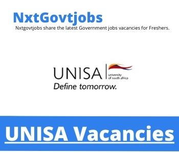 UNISA Lecturer Music Theory and Composition Vacancies in Pretoria 2023