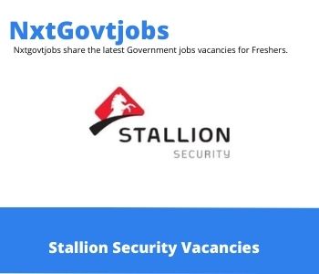 Stallion Security Learnership Jobs in Johannesburg 2023