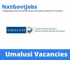 Umalusi Adult Education and Training Vacancies in Pretoria 2023