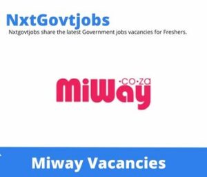 Miway Claims Investigator Vacancies in Midrand 2023
