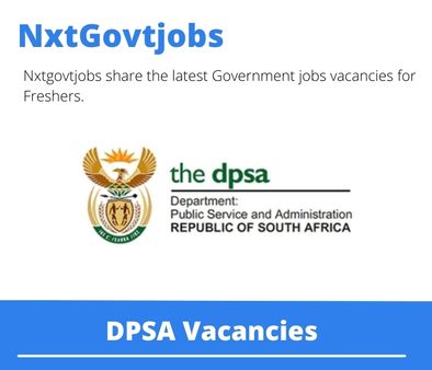 DPSA Deputy Director Graphic Designer Vacancies in Pretoria 2023