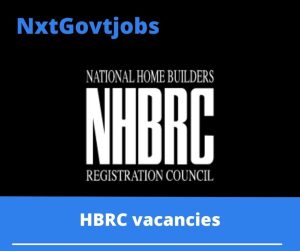 NHBRC Driver Vacancies in Johannesburg 2023