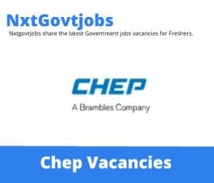 Chep SHEQ Leader Vacancies in Rosslyn – Deadline 10 Feb 2024  Fresh Released