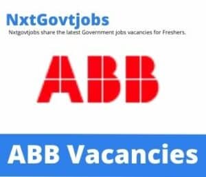 ABB Master Data Specialist Vacancies in Modderfontein – Deadline 10 Dec 2023