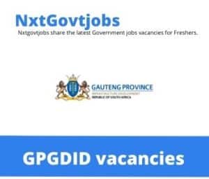 Social Work Manager Probation And Canalisation vacancies in Gauteng Department of Infrastructure Development – Deadline 14 Jul 2023