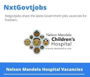Nelson Mandela Hospital Cardiology Clinical Technologist Vacancies in Johannesburg – Deadline 21 Jul 2023