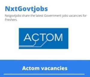 Actom Mechanical Fitter Vacancies in Boksburg – Deadline 21 July 2023
