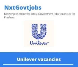 Unilever SHE Facilitator Vacancies in Boksburg – Deadline 15 Oct 2023