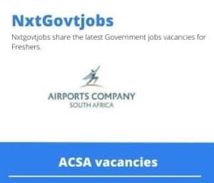 ACSA General Trolleys Assistant Vacancies in Johannesburg – Deadline 27 May 2023