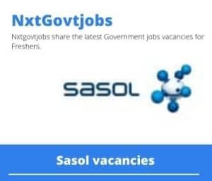 Sasol Explosives Operator Vacancies in Bronkhorstspruit- Deadline 29 May 2023
