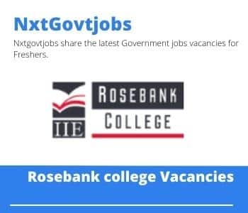 Rosebank College National Student Wellness Manager Vacancies in Johannesburg – Deadline 07 Jul 2023