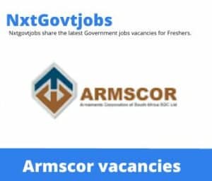 Armscor Financial Officer Settlement Vacancies in Pretoria – Deadline 21 Jul 2023