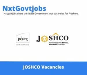 JOSHCO Compliance Officer Vacancies in Johannesburg – Deadline 31 May 2023
