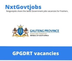 Cleaner vacancies within the Gauteng Department of Roads and Transport – Deadline 29 May 2023