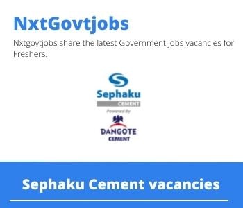 Sephaku Cement Payroll Administrator Vacancies in Centurion- Deadline 15 Jul 2023
