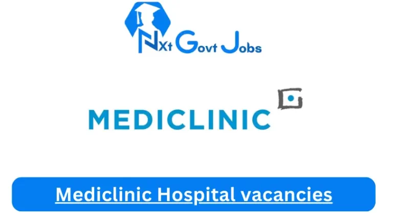 x2 New Mediclinic Legae Vacancies 2024 @mediclinic.co.za Career Portal