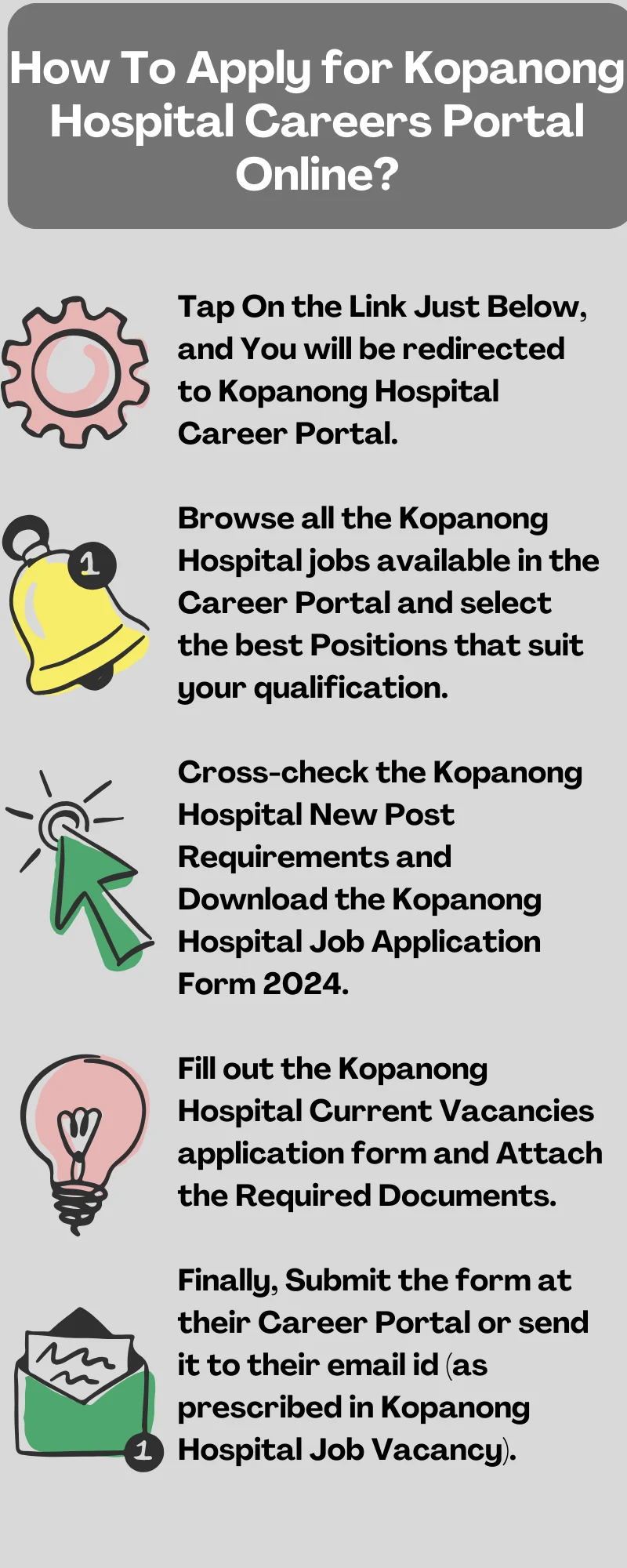 How To Apply for Kopanong Hospital Careers Portal Online?