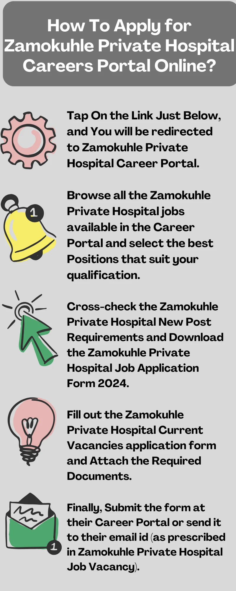 How To Apply for Zamokuhle Private Hospital Careers Portal Online?